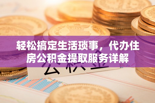 勃利轻松搞定生活琐事，代办住房公积金提取服务详解