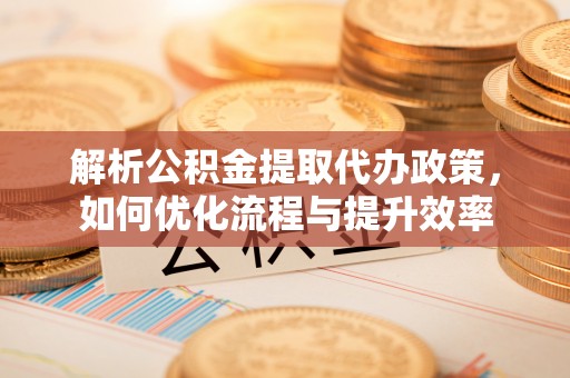 勃利解析公积金提取代办政策，如何优化流程与提升效率