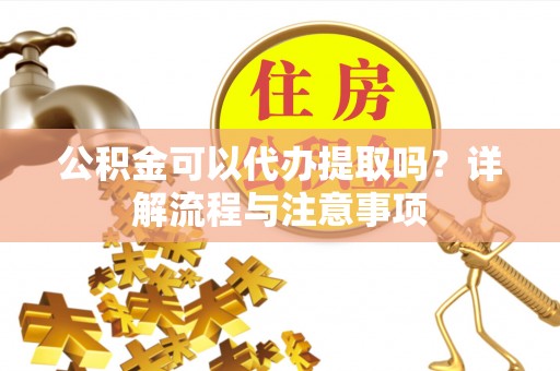 勃利公积金可以代办提取吗？详解流程与注意事项