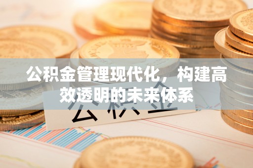 勃利公积金管理现代化，构建高效透明的未来体系