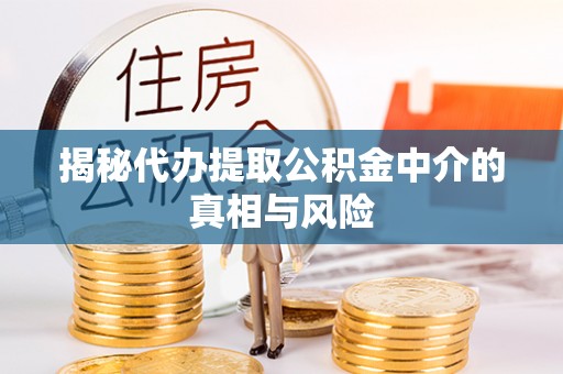 勃利揭秘代办提取公积金中介的真相与风险