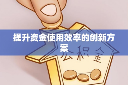 勃利提升资金使用效率的创新方案