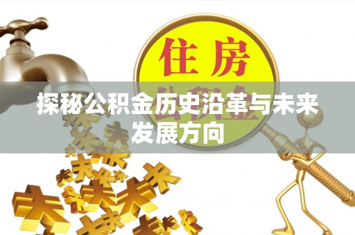 勃利探秘公积金历史沿革与未来发展方向