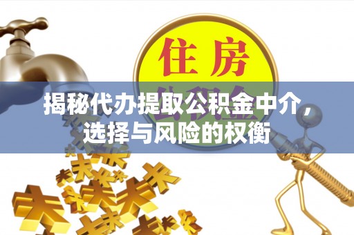勃利揭秘代办提取公积金中介，选择与风险的权衡