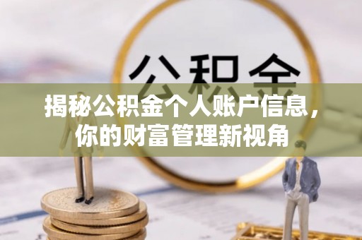 勃利揭秘公积金个人账户信息，你的财富管理新视角