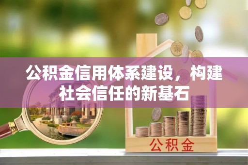 勃利公积金信用体系建设，构建社会信任的新基石