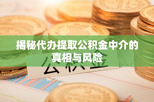 勃利揭秘代办提取公积金中介的真相与风险