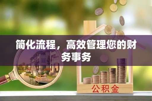 勃利简化流程，高效管理您的财务事务